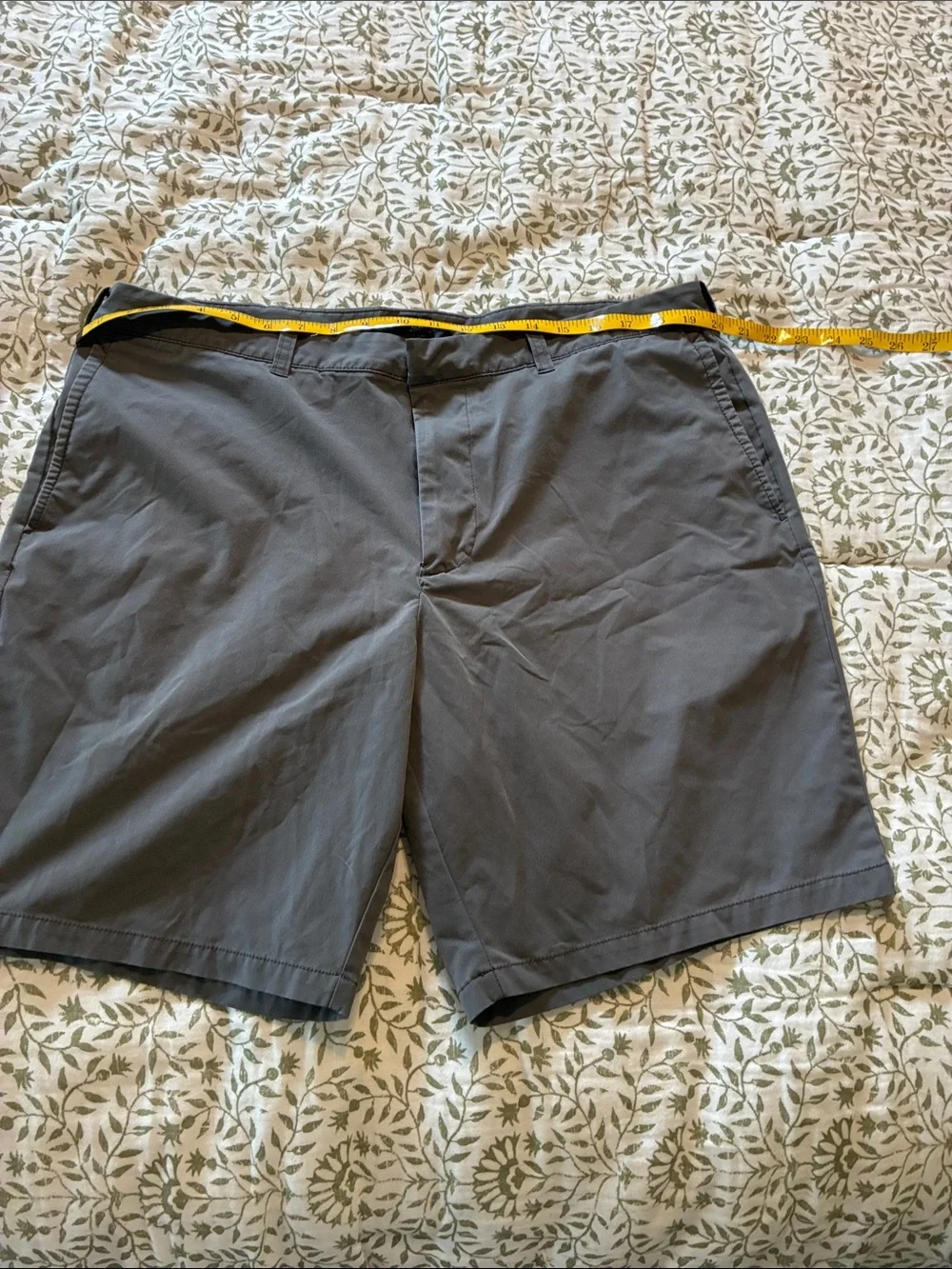 J. Crew Men's Flat-Front Shorts in Gray